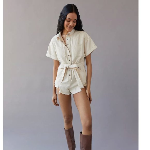 Distressed Romper - Picture 2 of 5